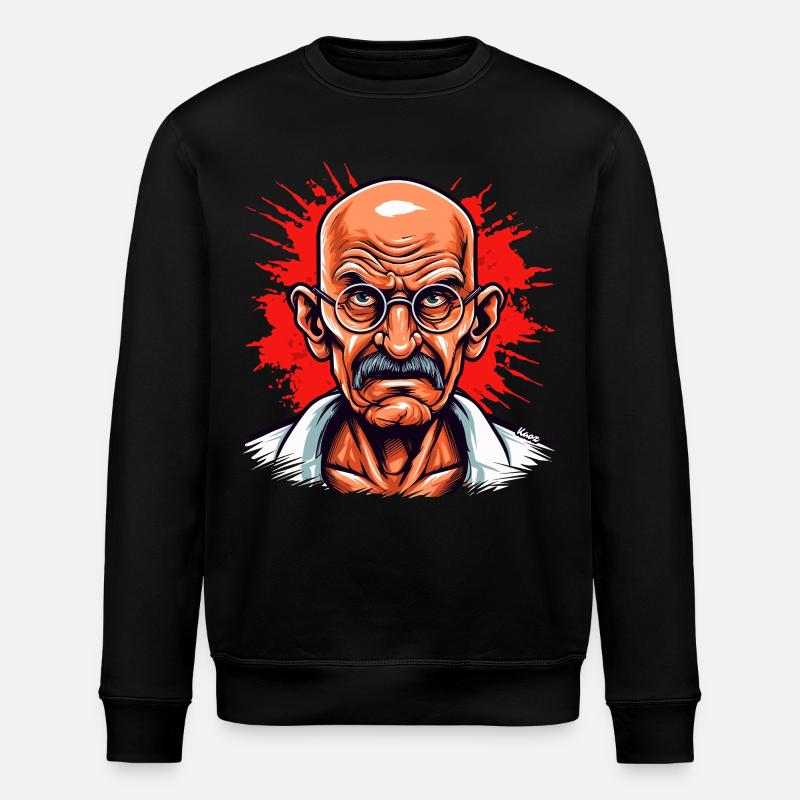 Anführer der friedlichen Revolution - Stanley/Stella Unisex Bio-Sweatshirt ROLLER - Schwarz