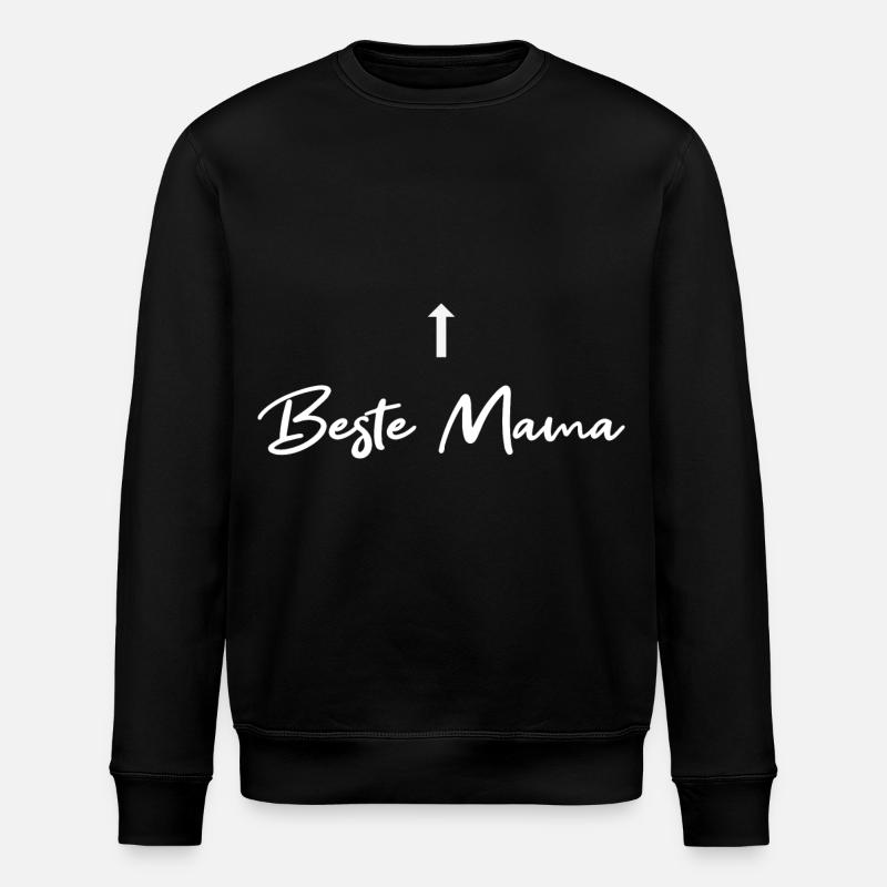 Beste Mama - Stanley/Stella Unisex Bio-Sweatshirt ROLLER - Schwarz