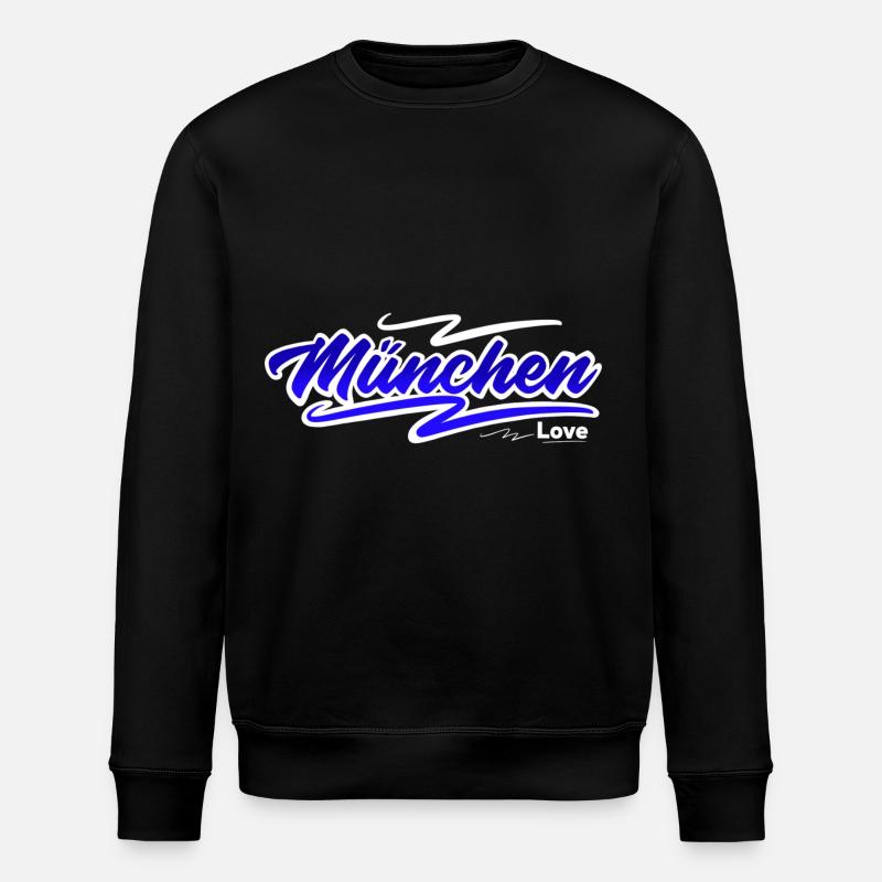 München - Stanley/Stella Unisex Bio-Sweatshirt ROLLER - Schwarz