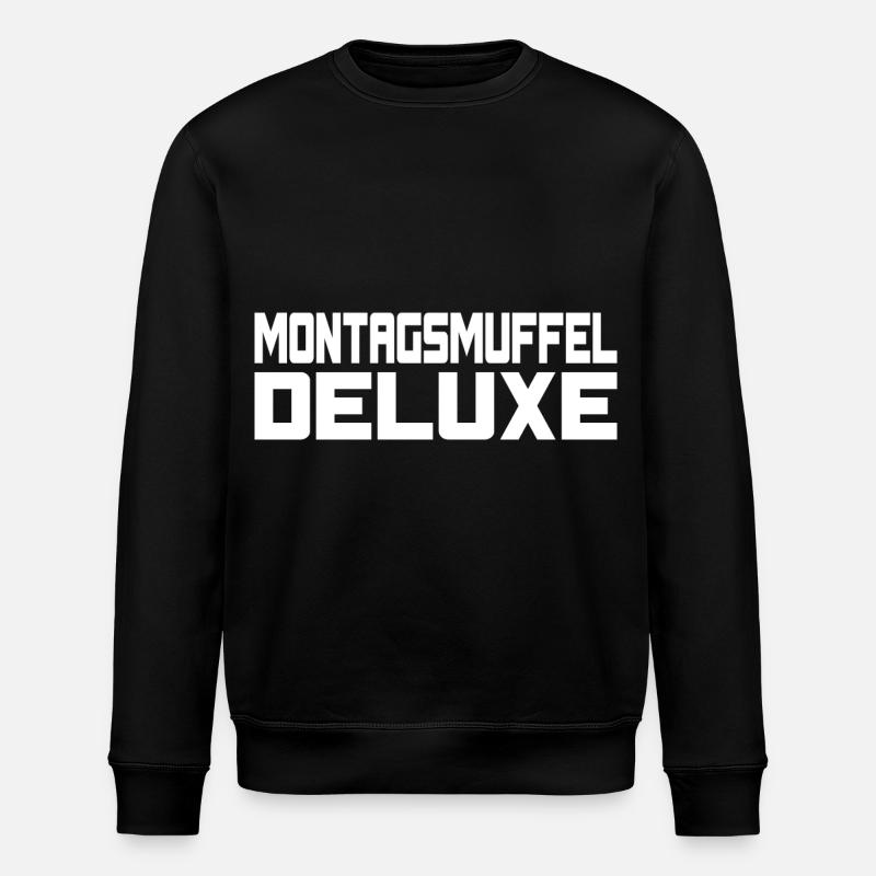 Monday Grouch Deluxe - Sweat bio ROLLER Stanley/Stella Unisexe - noir