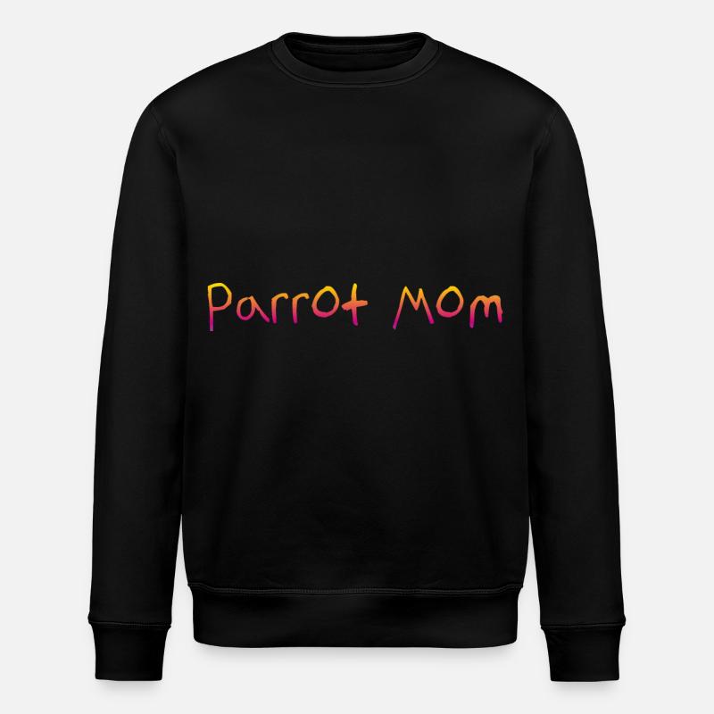 parrot mom - Stanley/Stella Unisex Bio-Sweatshirt ROLLER - Schwarz