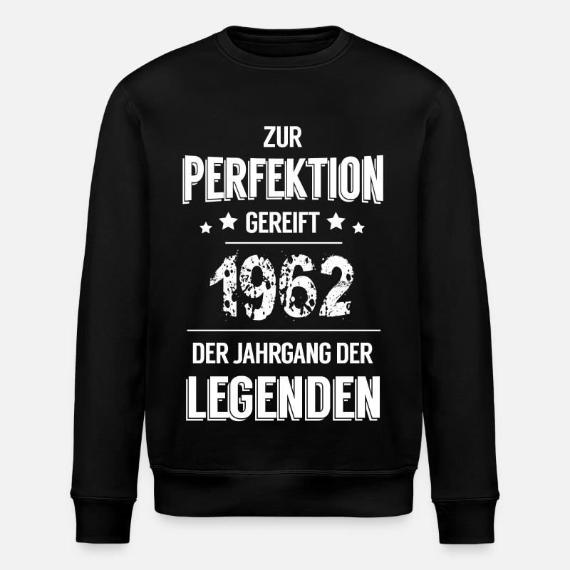 Legenden 1962 - Stanley/Stella Unisex Bio-Sweatshirt ROLLER - Schwarz