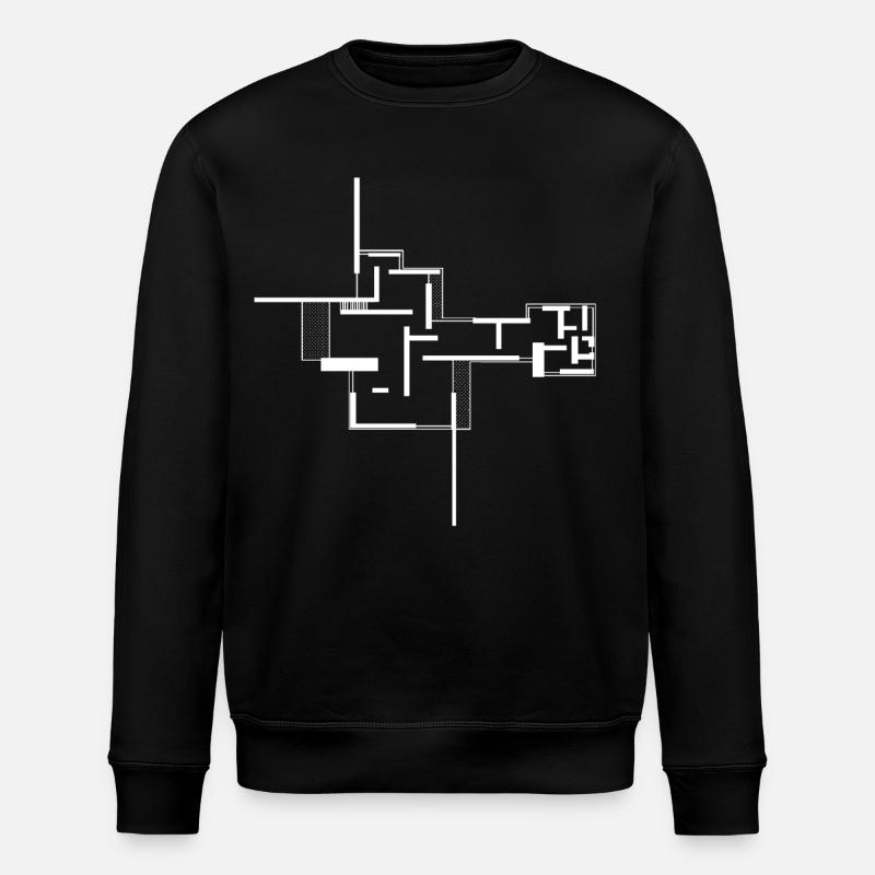 Architektur - Stanley/Stella Unisex Bio-Sweatshirt ROLLER - Schwarz