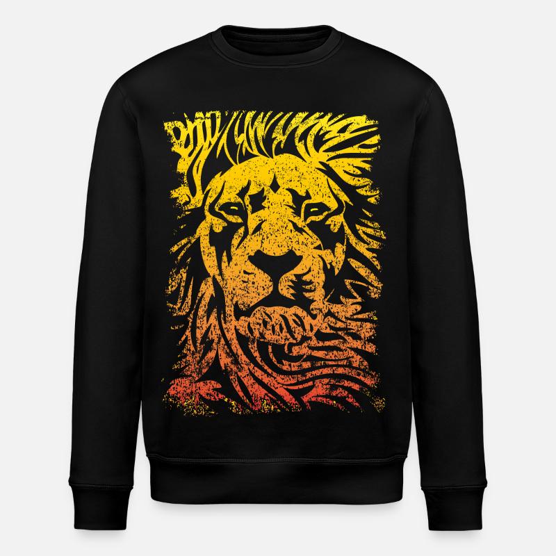 Lion - Sweat bio ROLLER Stanley/Stella Unisexe - noir