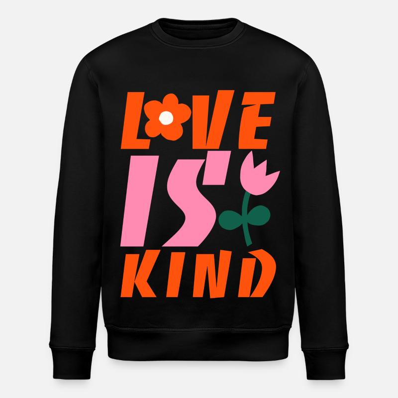 L’amour est bon - Sweat bio ROLLER Stanley/Stella Unisexe - noir