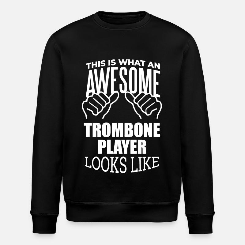 trombone - Sweat bio ROLLER Stanley/Stella Unisexe - noir