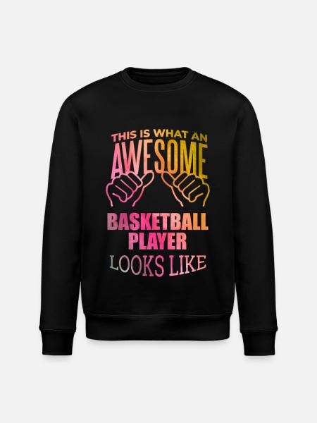 Basketball - Stanley/Stella ROLLER Unisex Organic Sweatshirt - black