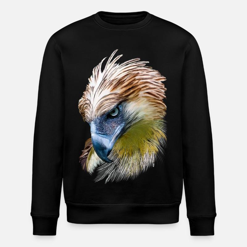 Eagle - Stanley/Stella ROLLER Unisex Organic Sweatshirt - black