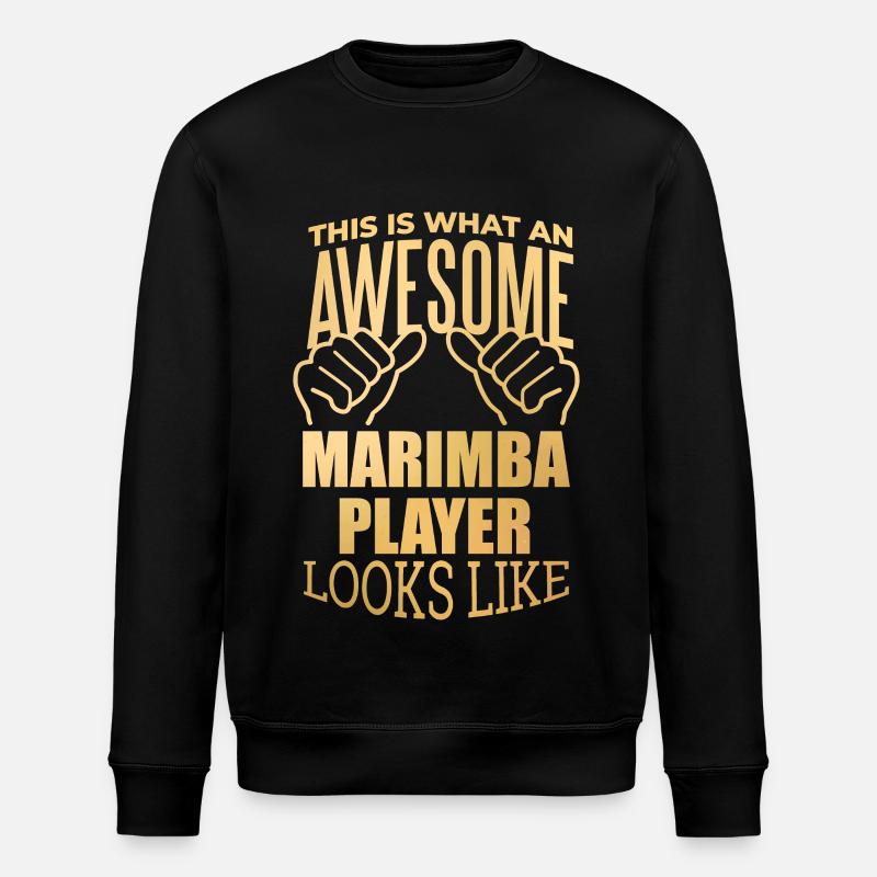 Marimba - Stanley/Stella Unisex Bio-Sweatshirt ROLLER - Schwarz