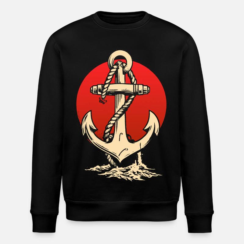 Anchor and Sun - Stanley/Stella Unisex Bio-Sweatshirt ROLLER - Schwarz