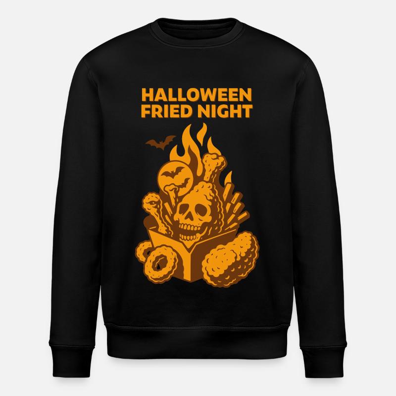 Friterie d’Halloween - Fried Night - Sweat bio ROLLER Stanley/Stella Unisexe - noir