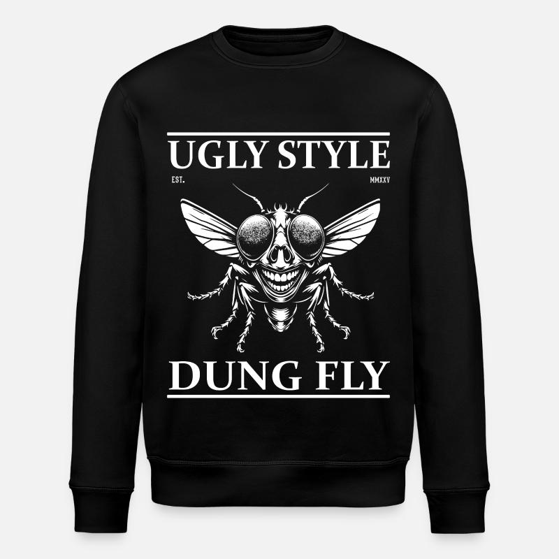 Mistfliege - Style laid Design drôle - Sweat bio ROLLER Stanley/Stella Unisexe - noir