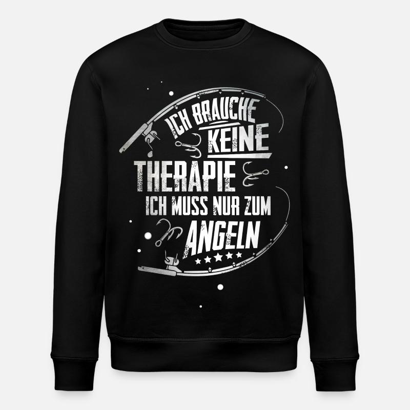 Pêche - Sweat bio ROLLER Stanley/Stella Unisexe - noir