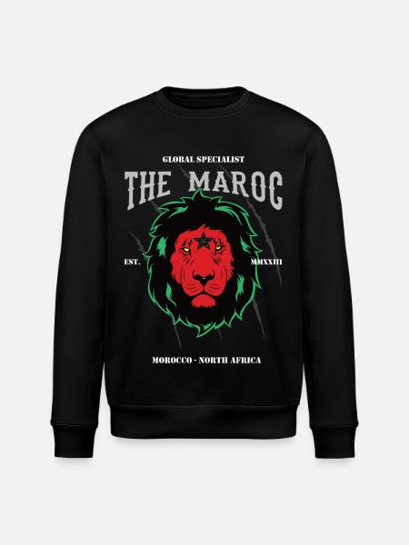 Le Marocain – Fier du design marocain - Sweat bio ROLLER Stanley/Stella Unisexe - noir