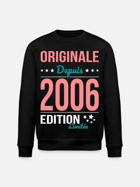 Original since 2006 – 20th anniversary - Stanley/Stella ROLLER Unisex Organic Sweatshirt - black