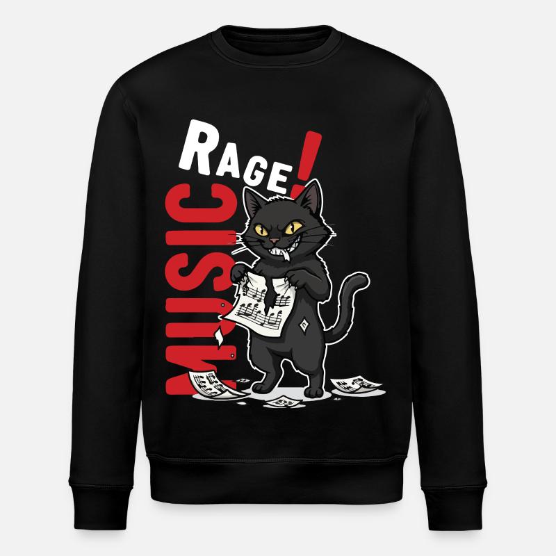 Music Rage Chat Partition Humour - Sweat bio ROLLER Stanley/Stella Unisexe - noir