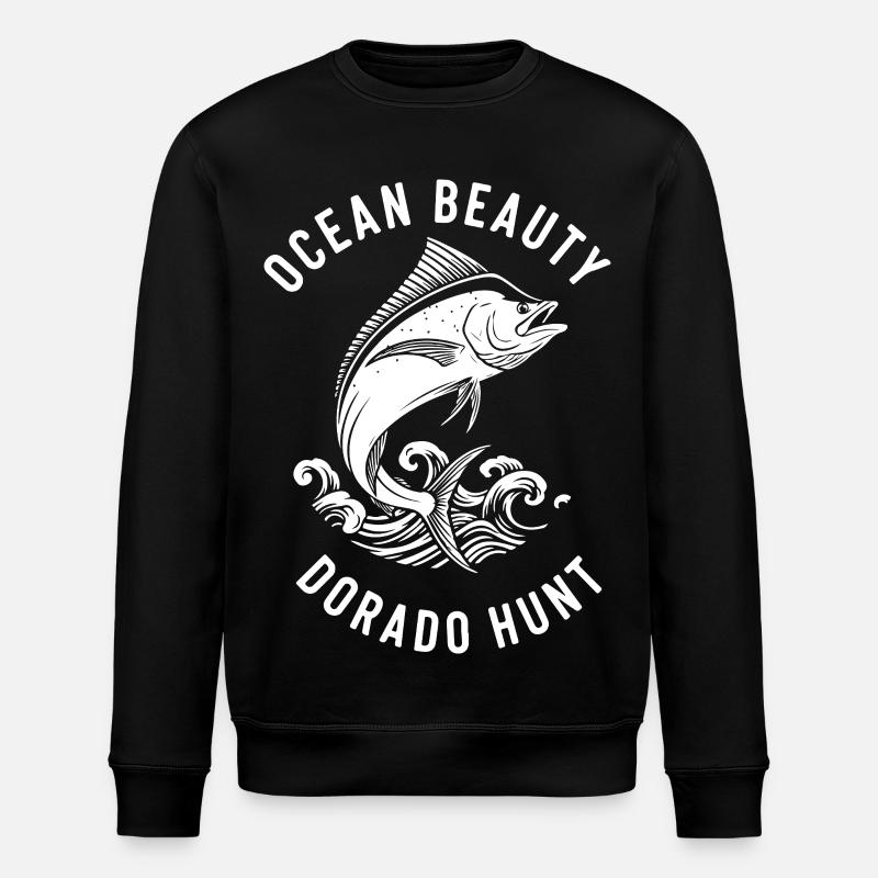 Pêche Mer Dorado - Sweat bio ROLLER Stanley/Stella Unisexe - noir