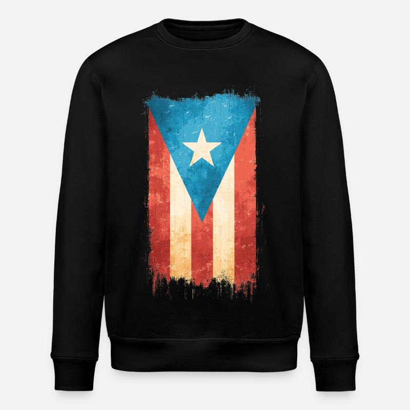 Puerto Rico - Stanley/Stella Unisex Bio-Sweatshirt ROLLER - Schwarz