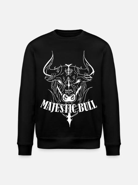 Majestic Bull - Stanley/Stella Unisex Bio-Sweatshirt ROLLER - Schwarz