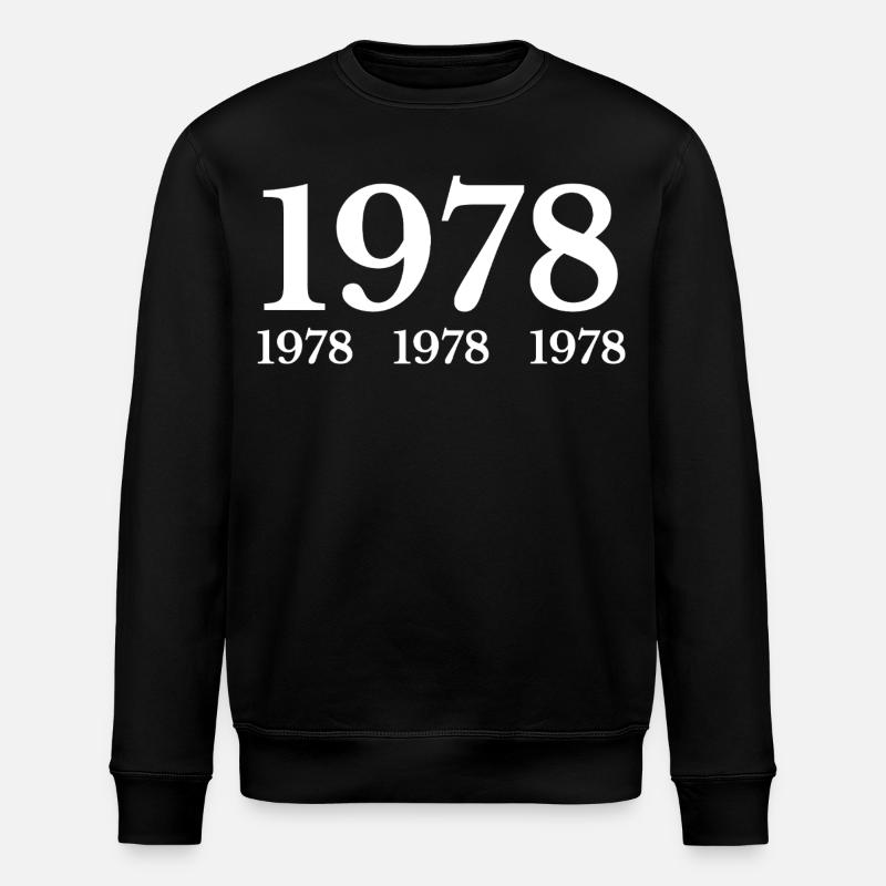 1978 - Stanley/Stella ROLLER Unisex Organic Sweatshirt - black