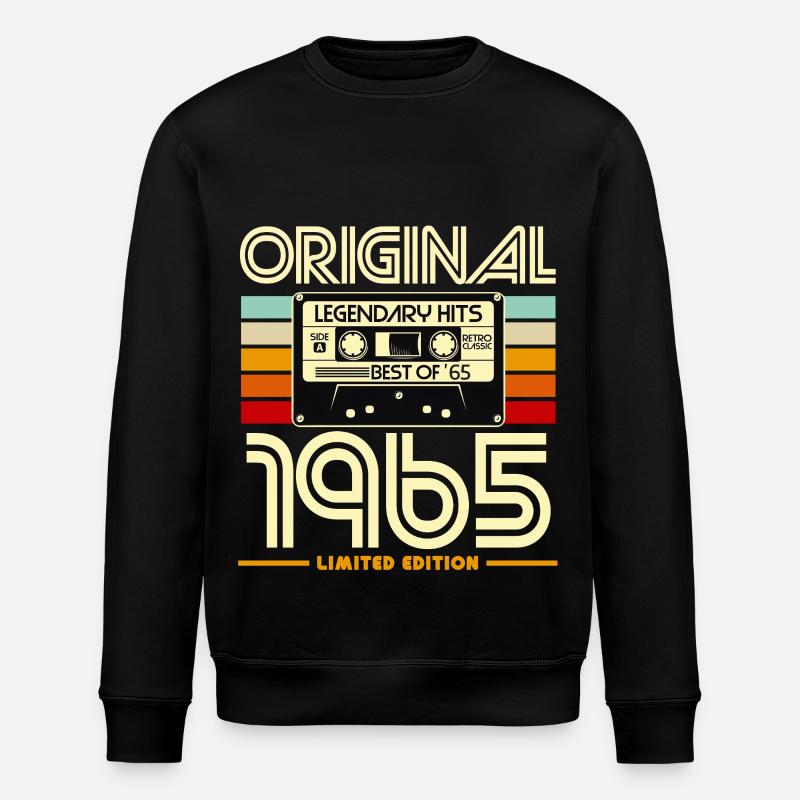 Original 1965 Limited Edition - Stanley/Stella ROLLER Unisex Organic Sweatshirt - black
