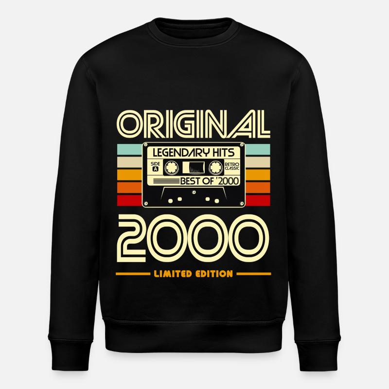 Cassette Original 2000 Retro Hits - Sweat bio ROLLER Stanley/Stella Unisexe - noir