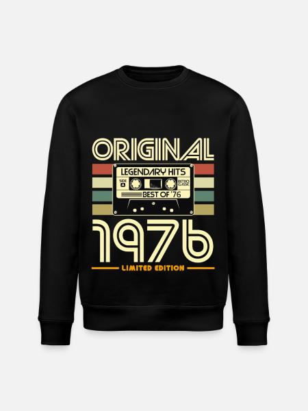 Originalkassette von 1976 - Stanley/Stella Unisex Bio-Sweatshirt ROLLER - Schwarz