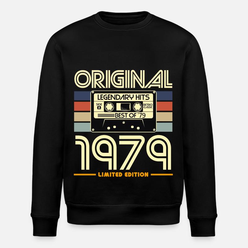 Original 1979 Limited Edition - Stanley/Stella ROLLER Unisex Organic Sweatshirt - black