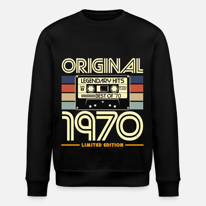 Original 1970 Limited Edition Cassette - Sweat bio ROLLER Stanley/Stella Unisexe - noir