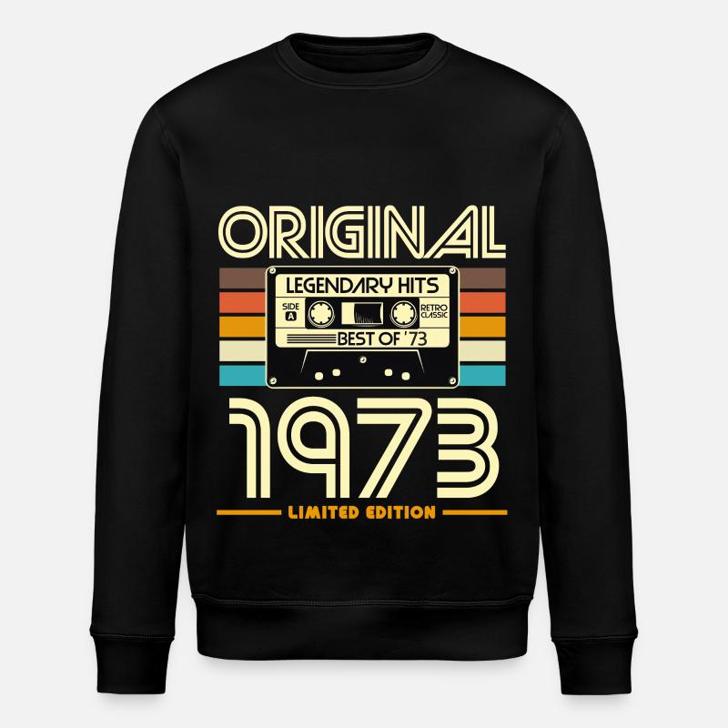 Original 1973 – Begrenzte Retro-Hits - Stanley/Stella Unisex Bio-Sweatshirt ROLLER - Schwarz
