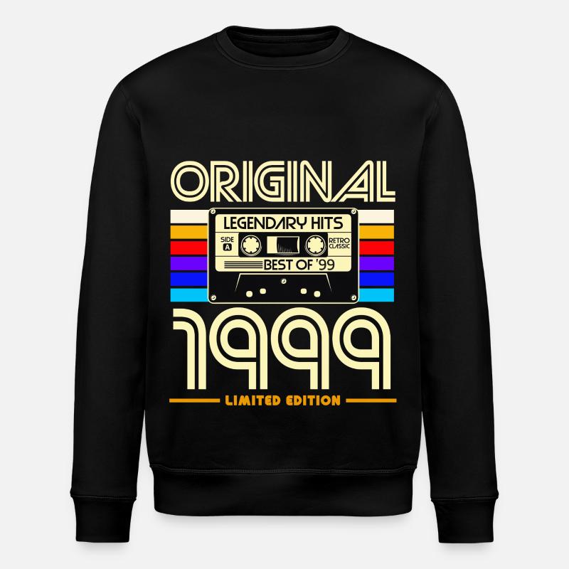 Original 1999 édition limitée - Sweat bio ROLLER Stanley/Stella Unisexe - noir