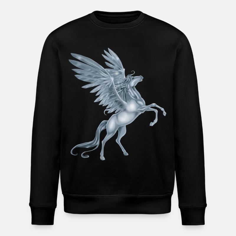 élevage Pegasus - Sweat bio ROLLER Stanley/Stella Unisexe - noir