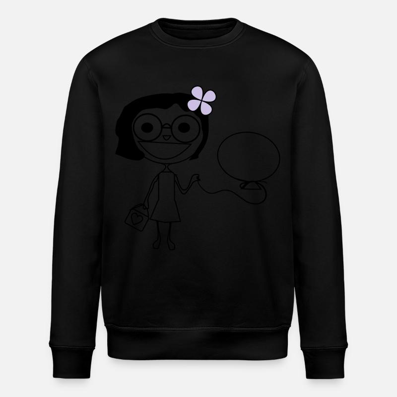 Mädchen - Stanley/Stella Unisex Bio-Sweatshirt ROLLER - Schwarz