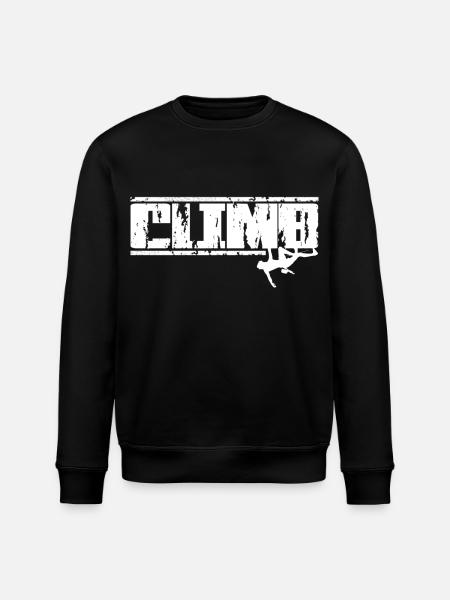 Climb - Stanley/Stella ROLLER Unisex Organic Sweatshirt - black