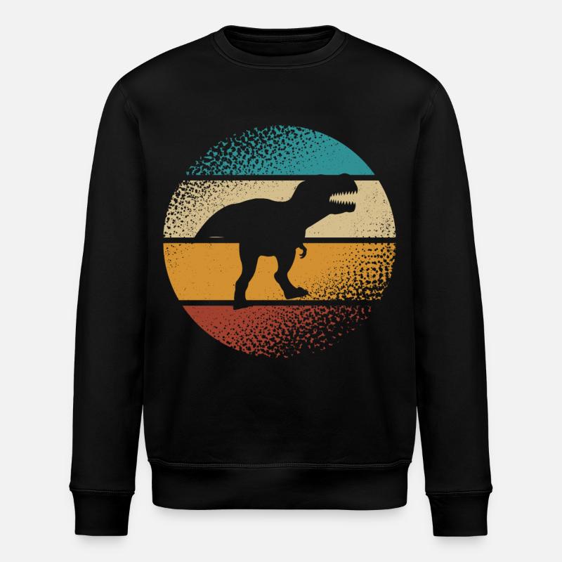 T Rex - Stanley/Stella ROLLER Unisex Organic Sweatshirt - black
