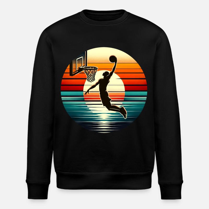 Basket-ball Basketteurs Joueurs - Sweat bio ROLLER Stanley/Stella Unisexe - noir