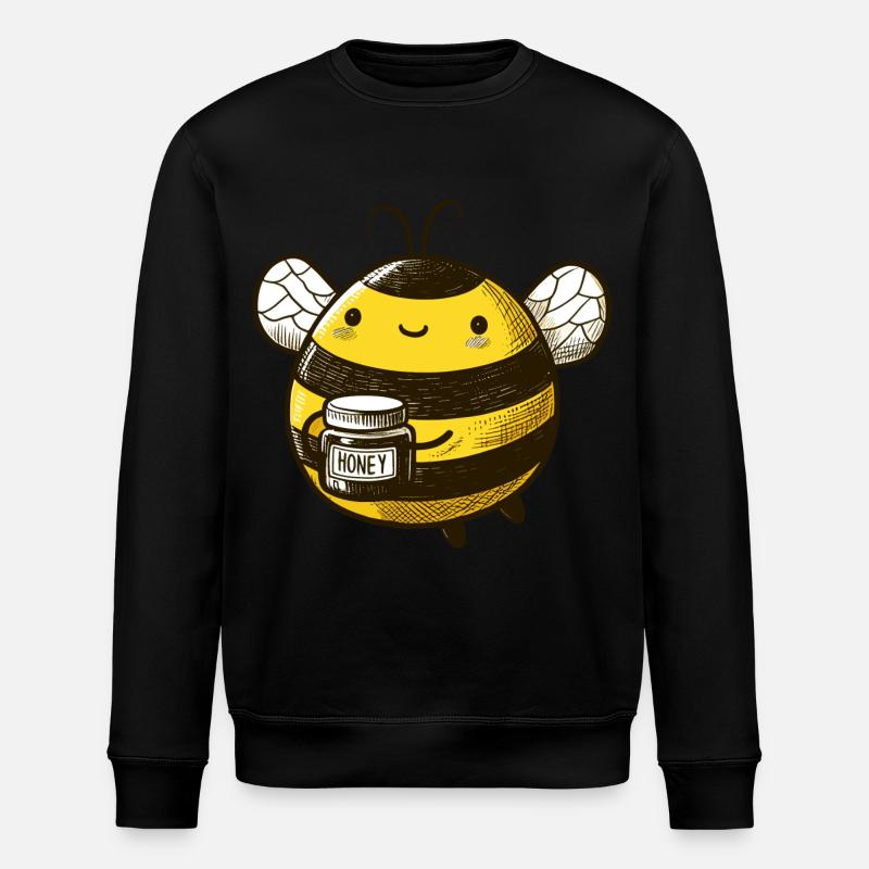 Grosse abeille - Sweat bio ROLLER Stanley/Stella Unisexe - noir