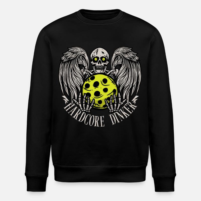 Hardcore dinker - Stanley/Stella ROLLER Unisex Organic Sweatshirt - black
