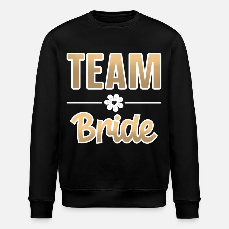 Team Bride - Stanley/Stella Unisex Bio-Sweatshirt ROLLER - Schwarz
