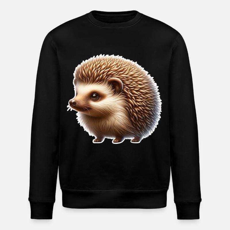 Igel - Stanley/Stella Unisex Bio-Sweatshirt ROLLER - Schwarz