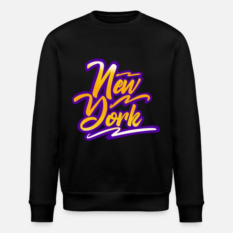 New York - Stanley/Stella ROLLER Unisex Organic Sweatshirt - black