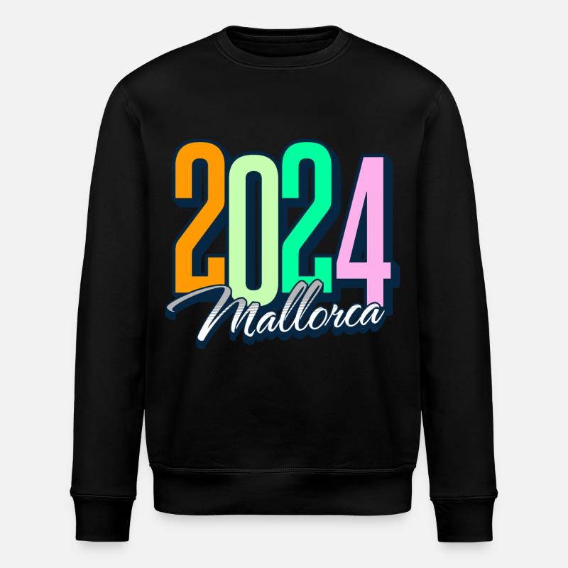 Mallorca 2024 - Stanley/Stella Unisex Bio-Sweatshirt ROLLER - Schwarz