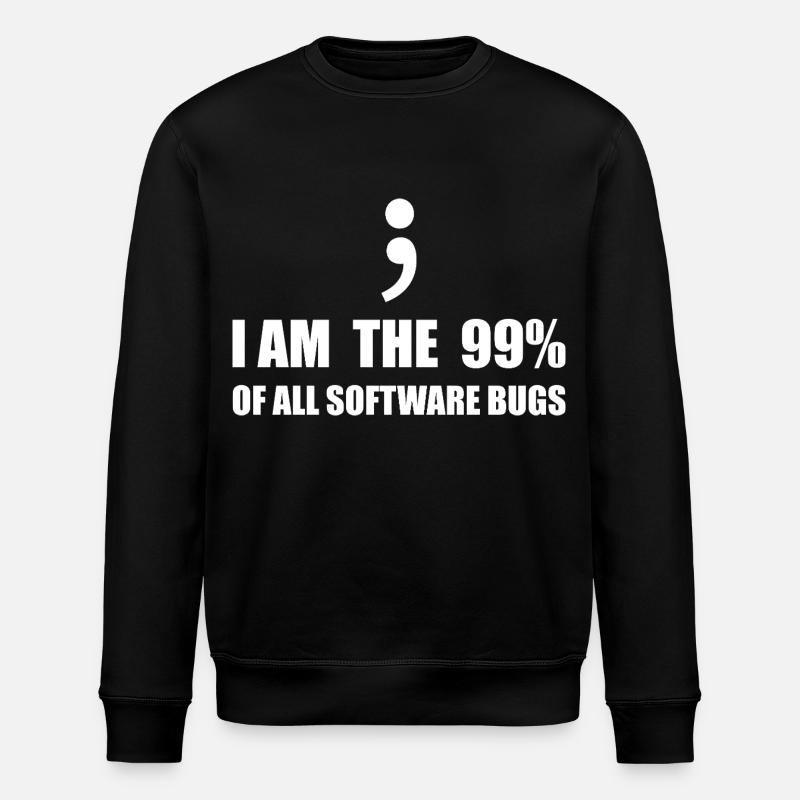 Computer Scientist Programmer - Stanley/Stella ROLLER Unisex Organic Sweatshirt - black