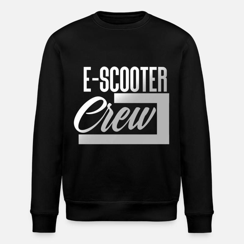 E Scooter Roller Elektroroller - Stanley/Stella Unisex Bio-Sweatshirt ROLLER - Schwarz