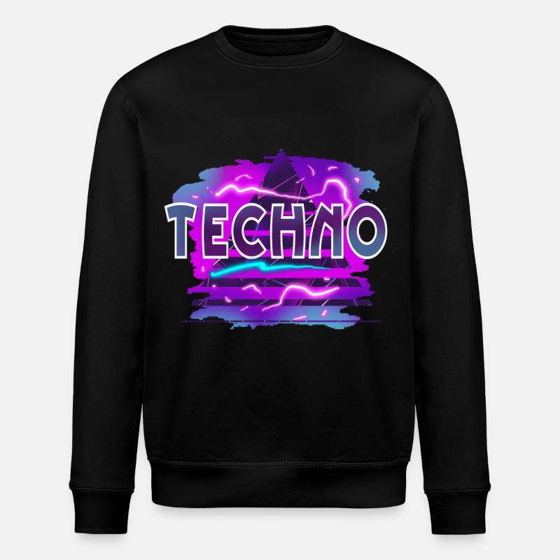 Techno - Sweat bio ROLLER Stanley/Stella Unisexe - noir