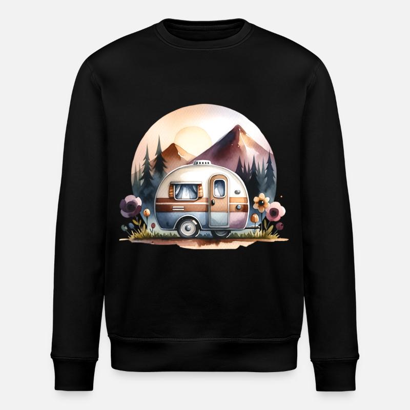 camping - Sweat bio ROLLER Stanley/Stella Unisexe - noir