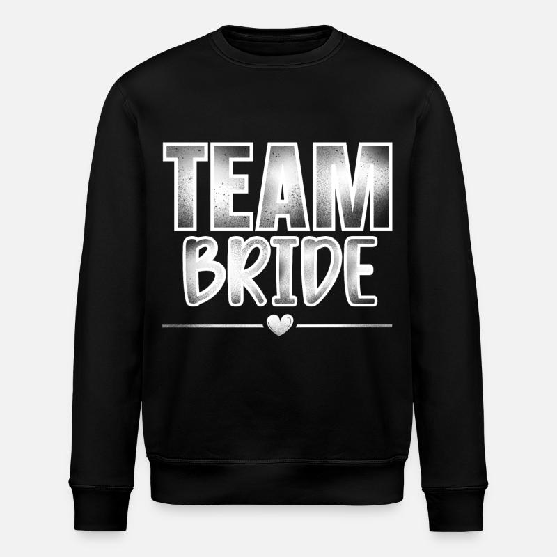 Team Braut - Stanley/Stella Unisex Bio-Sweatshirt ROLLER - Schwarz
