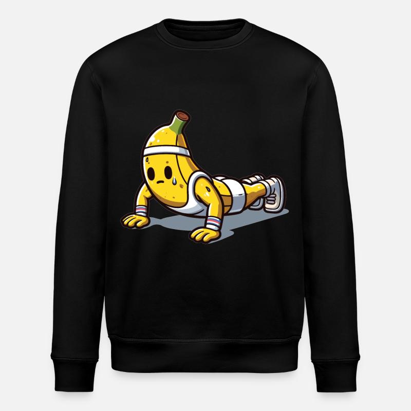 Banana Power : Pompes - Sweat bio ROLLER Stanley/Stella Unisexe - noir