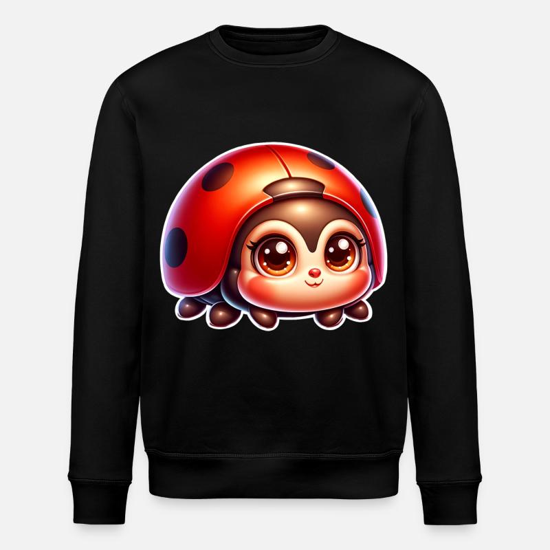 Marienkäfer - Stanley/Stella Unisex Bio-Sweatshirt ROLLER - Schwarz