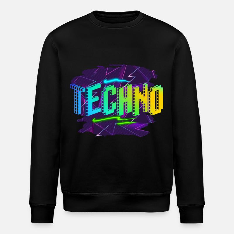 Techno - Stanley/Stella ROLLER Unisex Organic Sweatshirt - black